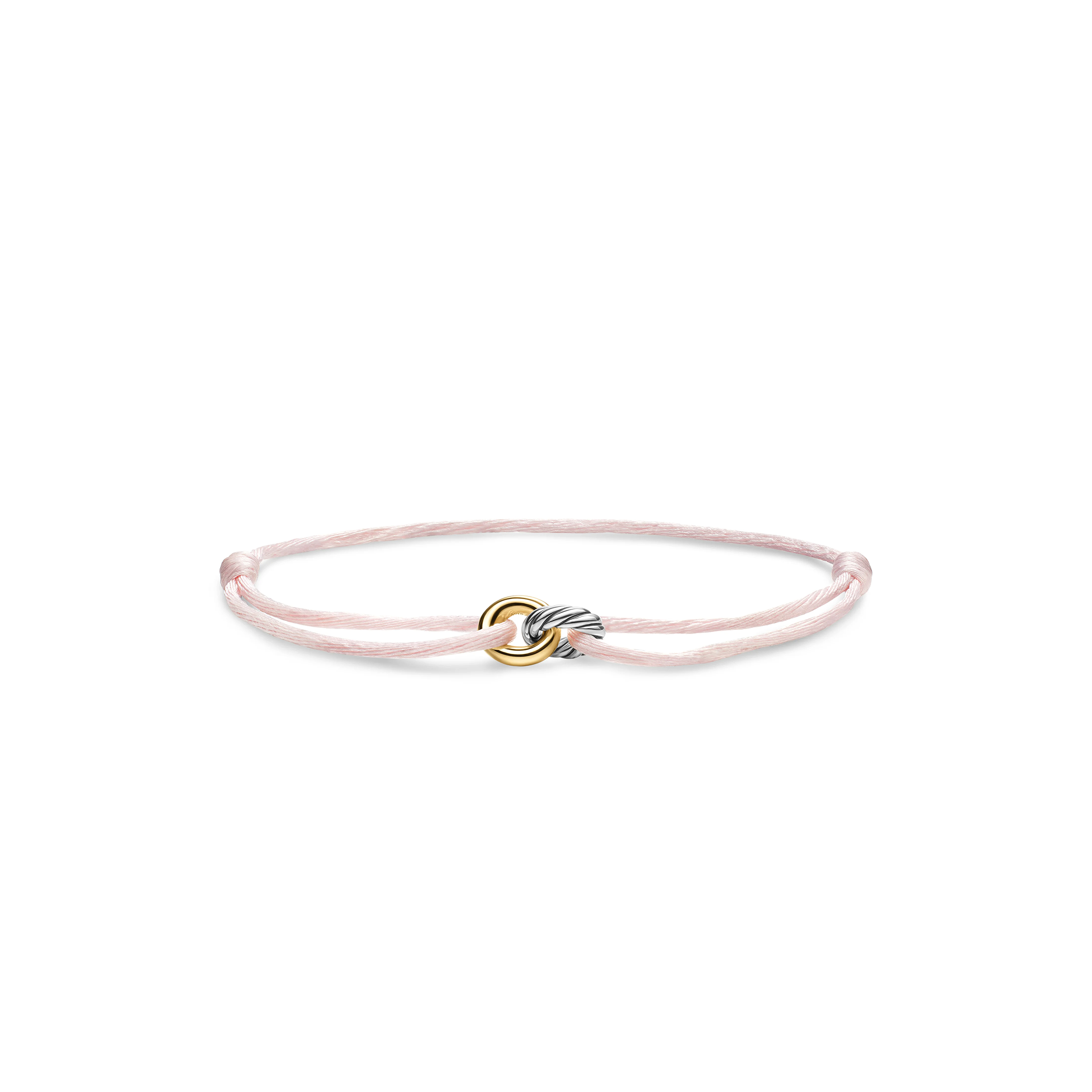 DAVID YURMAN SCULPTED CABLE LINKED CORD BRACELET B18445 S4LSH